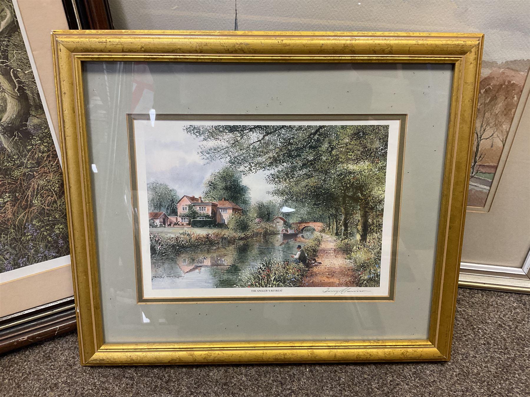 E A Harvey (British 20th century); Suburban landscape watercolour signed and dated together with wat - Image 6 of 8