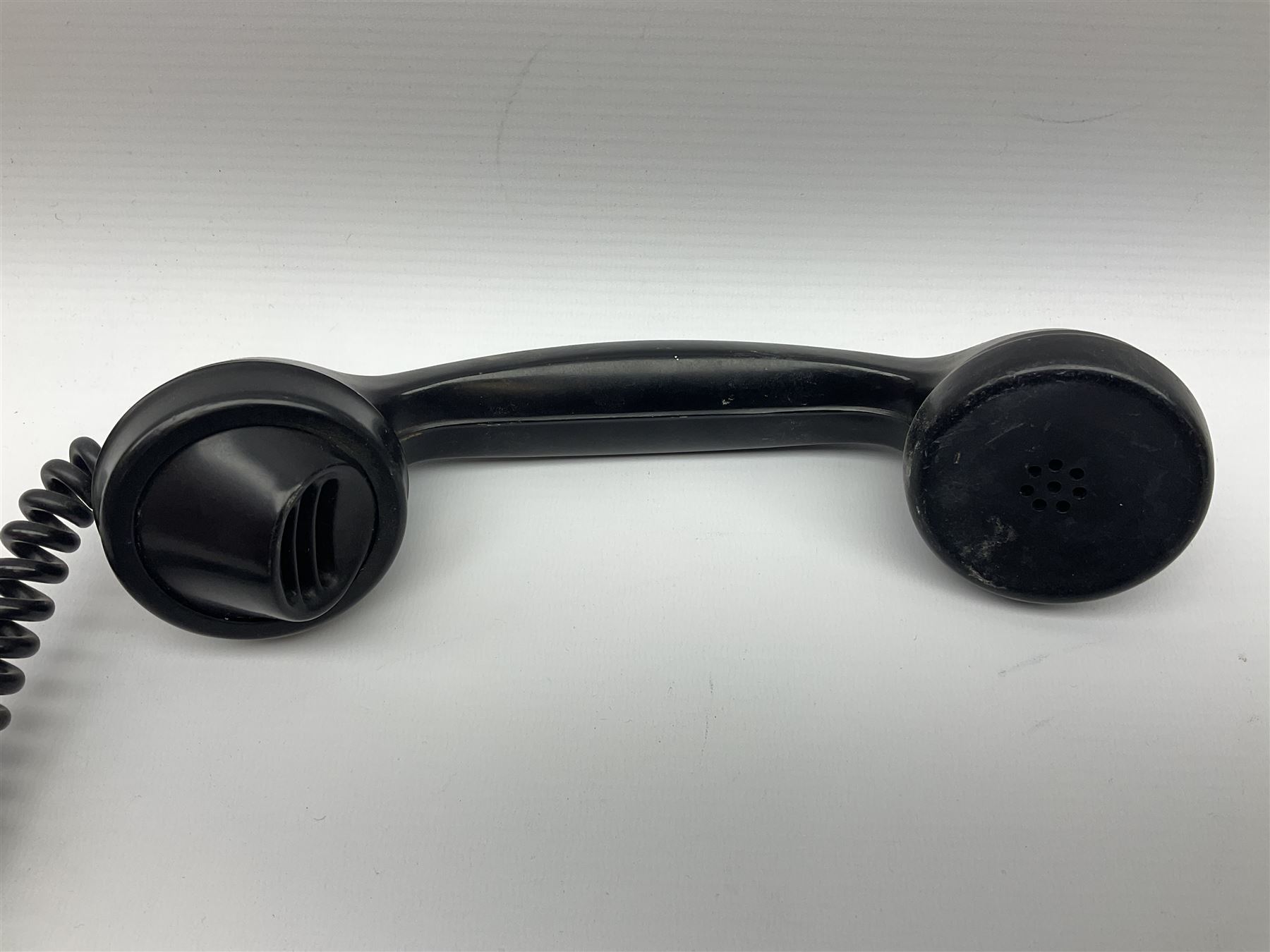 Black Bakelite telephone with rotary dial - Image 6 of 7