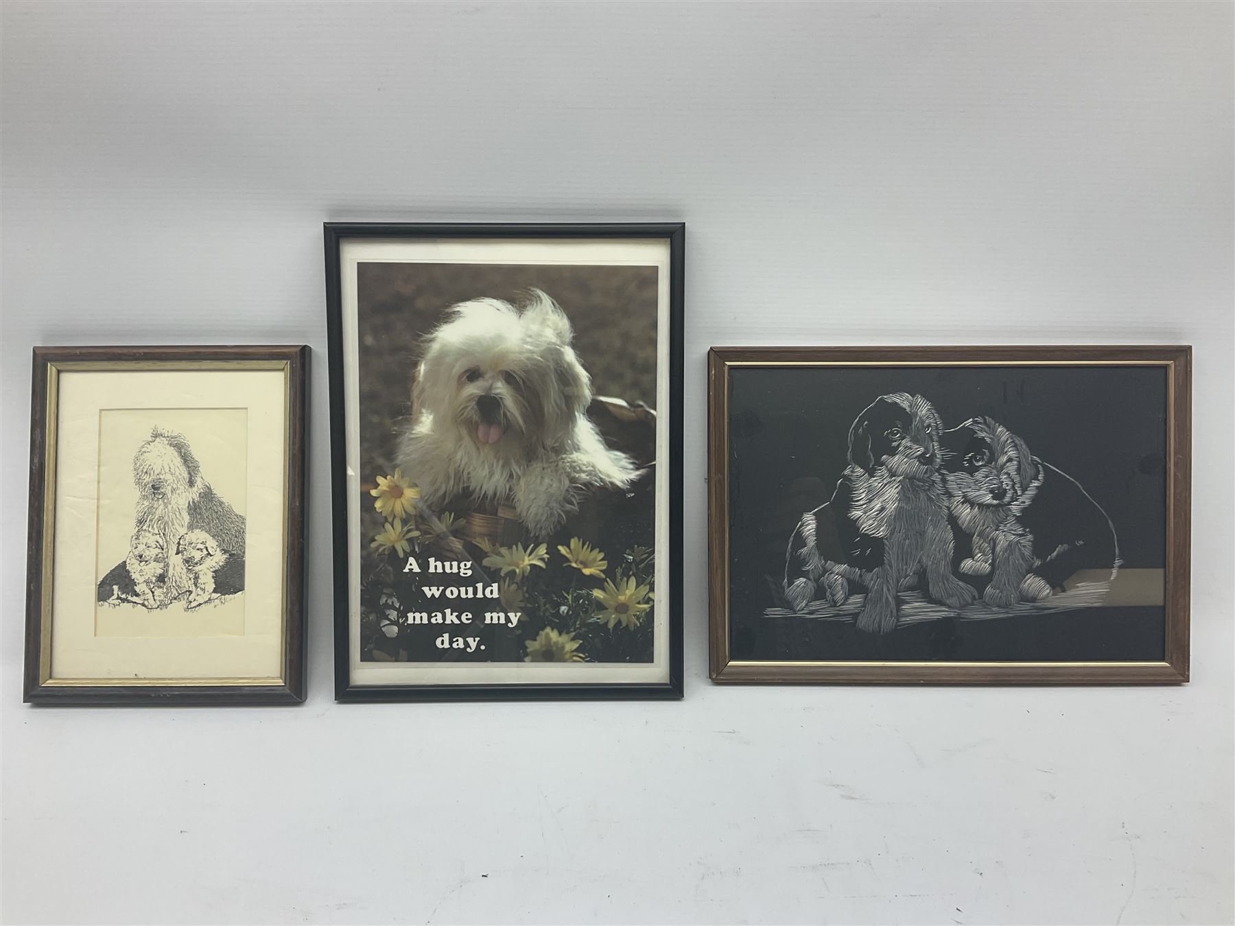 English School (20th century): Old English Sheepdog Puppy - Image 9 of 12