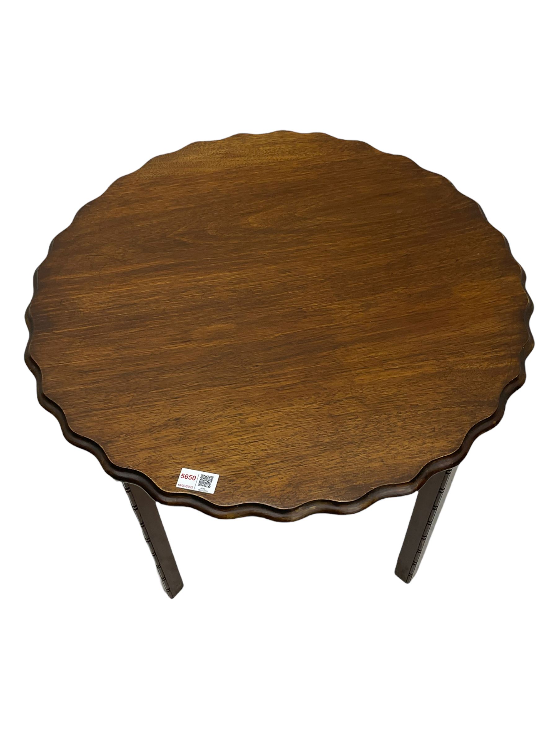 George III mahogany side table - Image 8 of 13