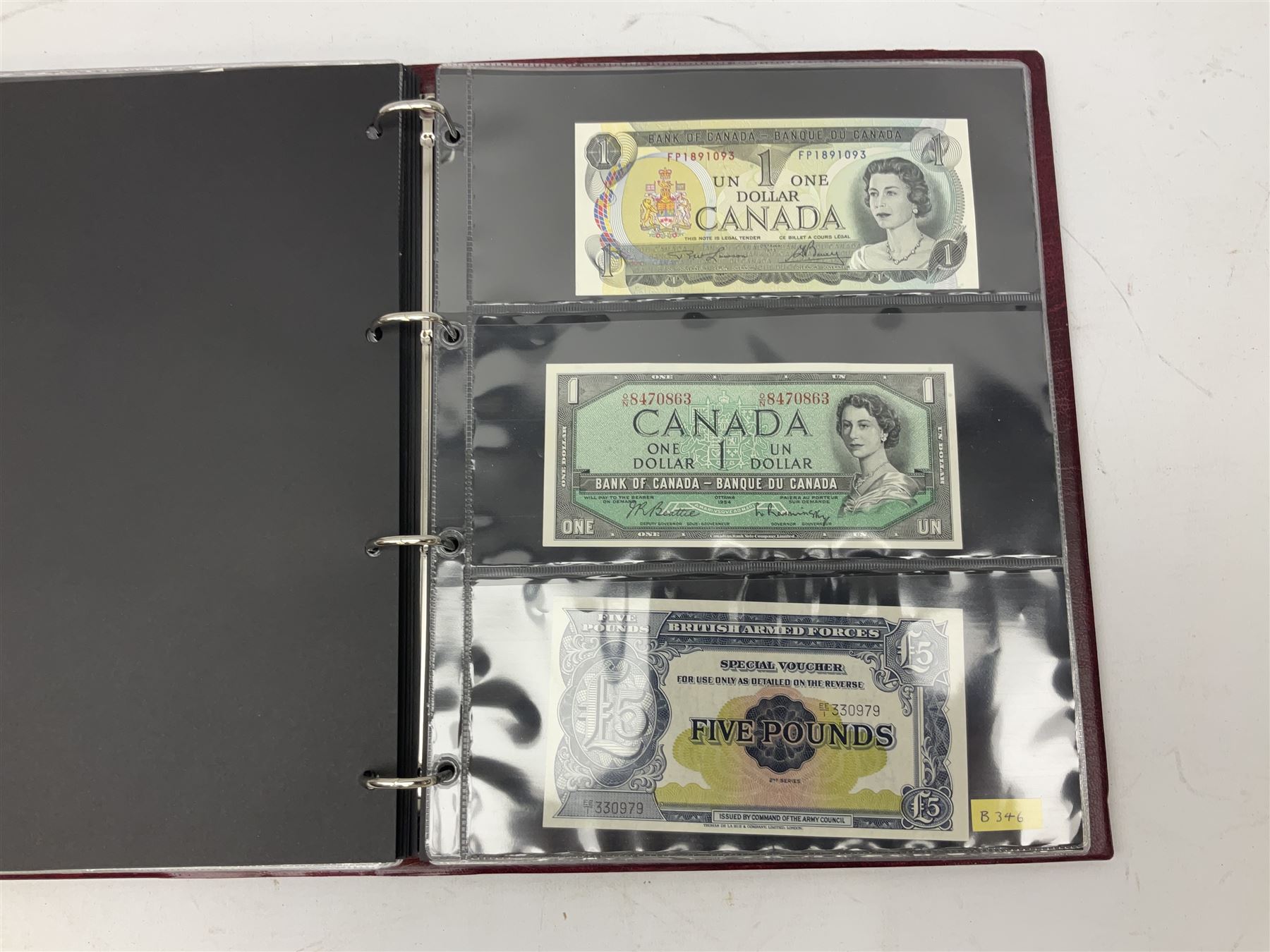 Album containing various world banknotes - Image 4 of 5