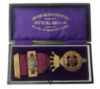 Ancient Order of Foresters Vernon Chapter No.5 jewel