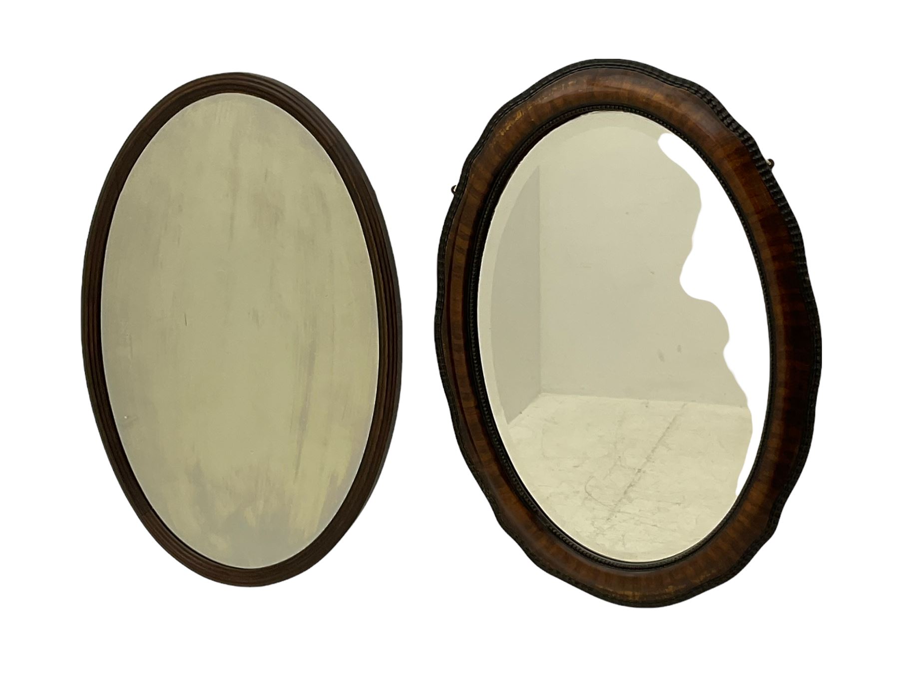Two oval wall mirrors - Image 12 of 13