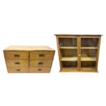 Pine tabletop apprentice type chest