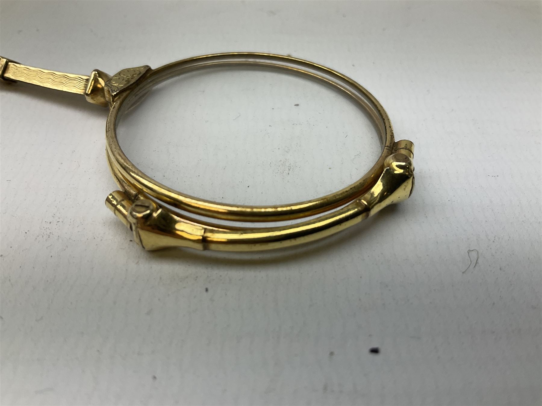 Victorian gold plated lorgnette glasses - Image 5 of 9