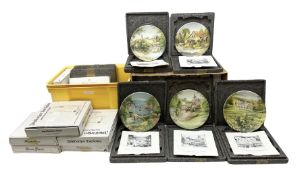 Twenty-three Bradford Exchange collector's plates with boxes and certificates