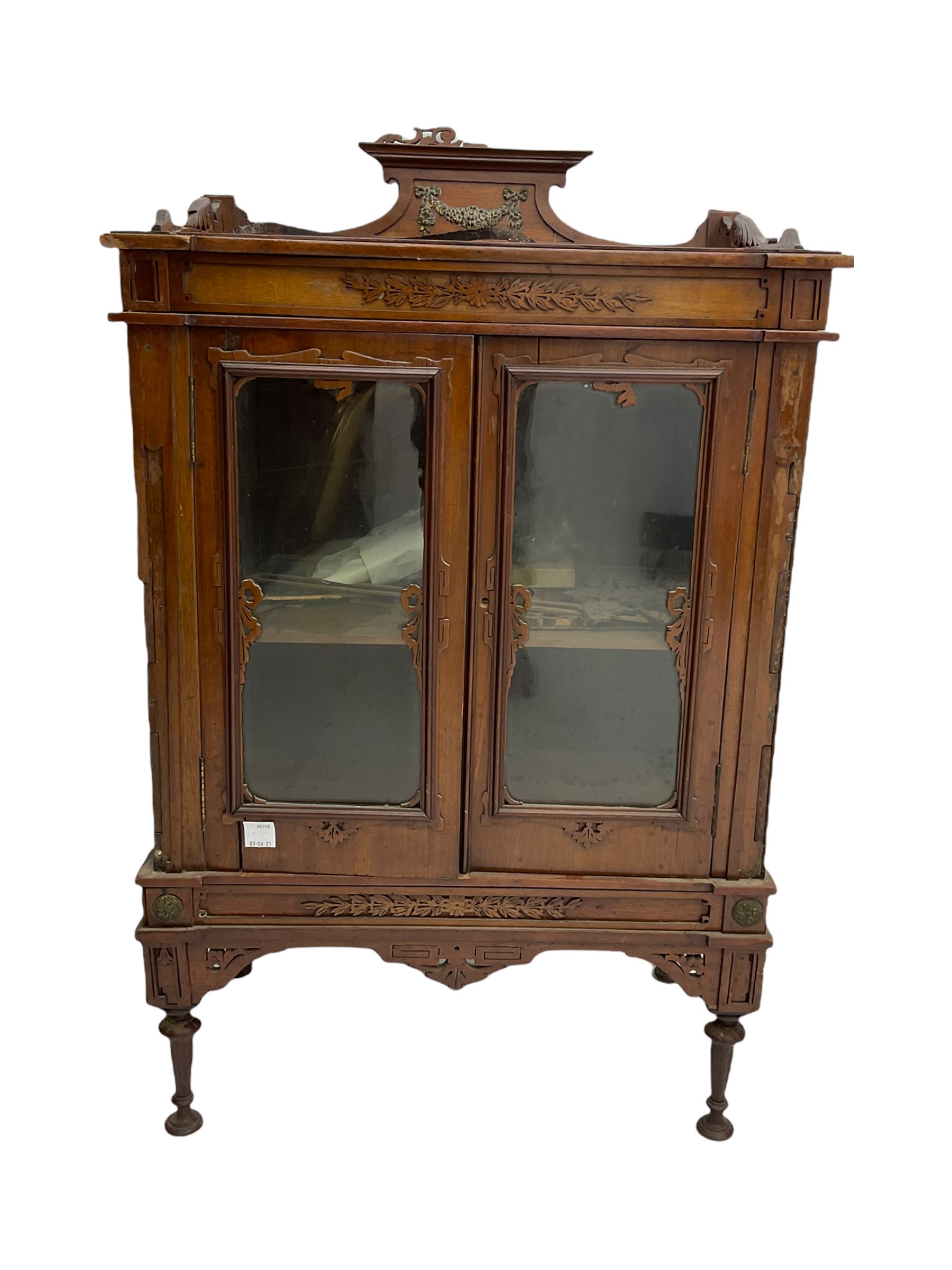 Regency style mahogany side table with leather inset (W66cm - Image 3 of 6