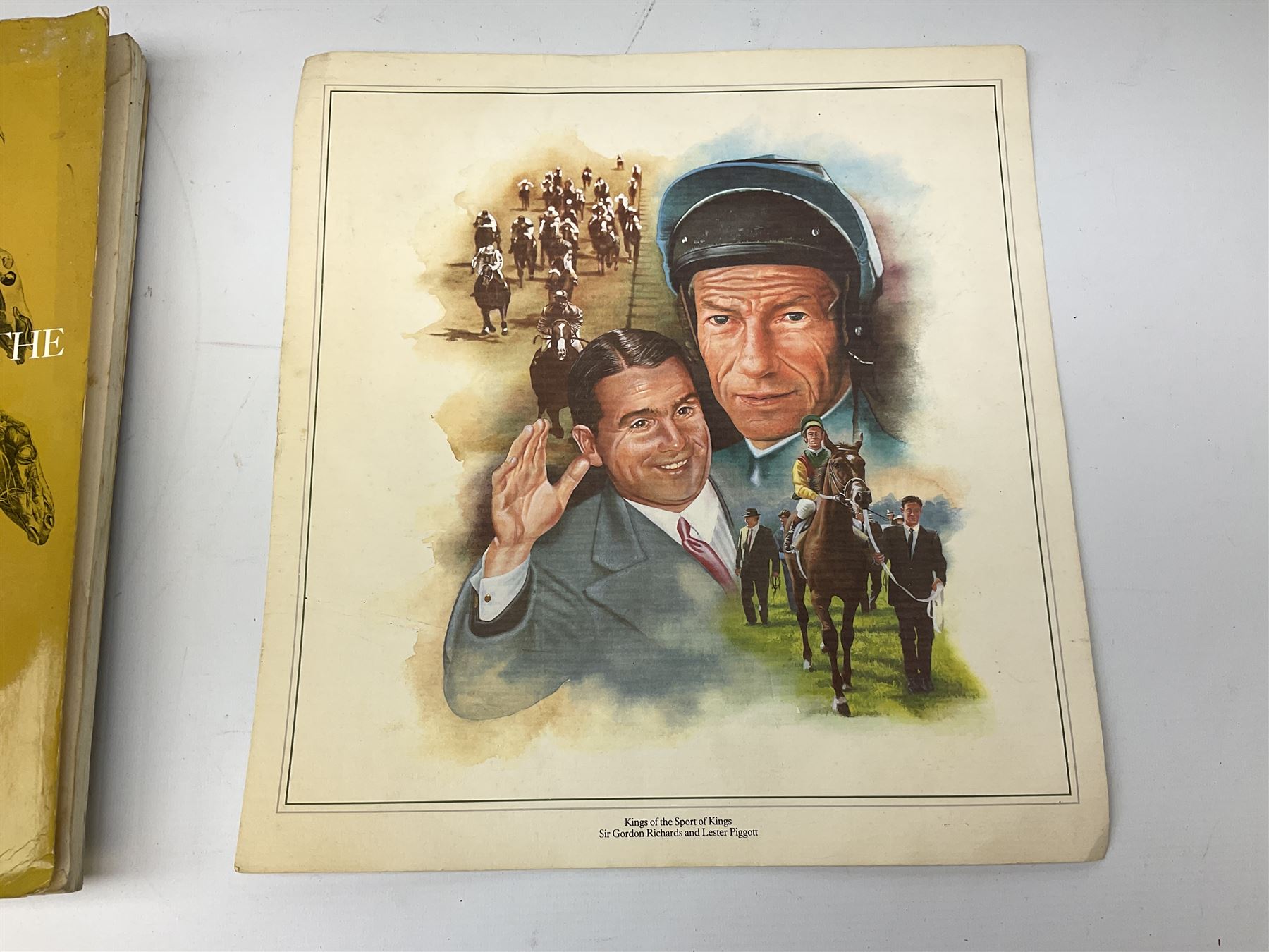 L Howe (British 20th century): Portrait of Racehorse and Jockey - Image 3 of 11