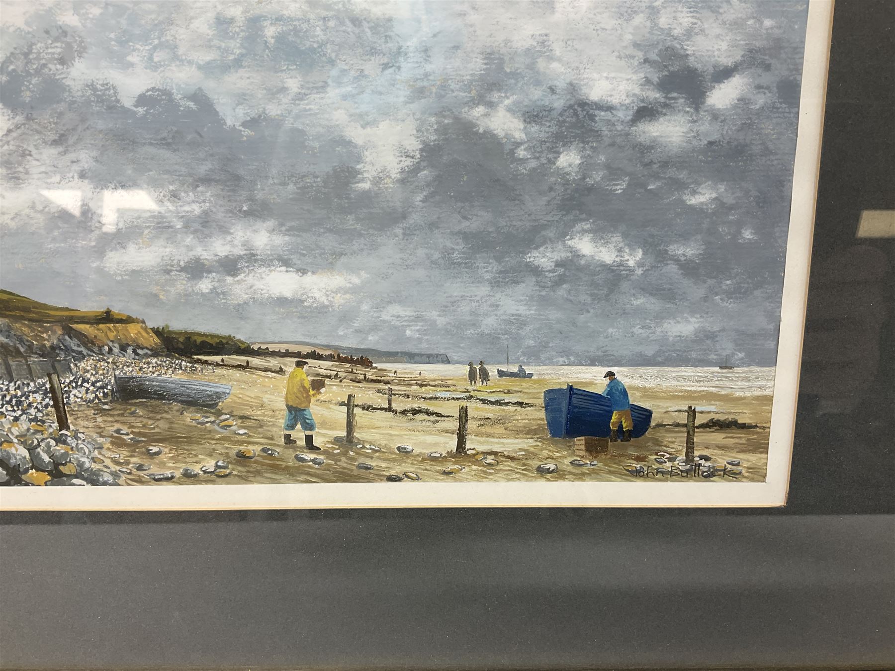 John Bullock (British 20th Century) 'North Yorkshire Beach' - Image 2 of 11