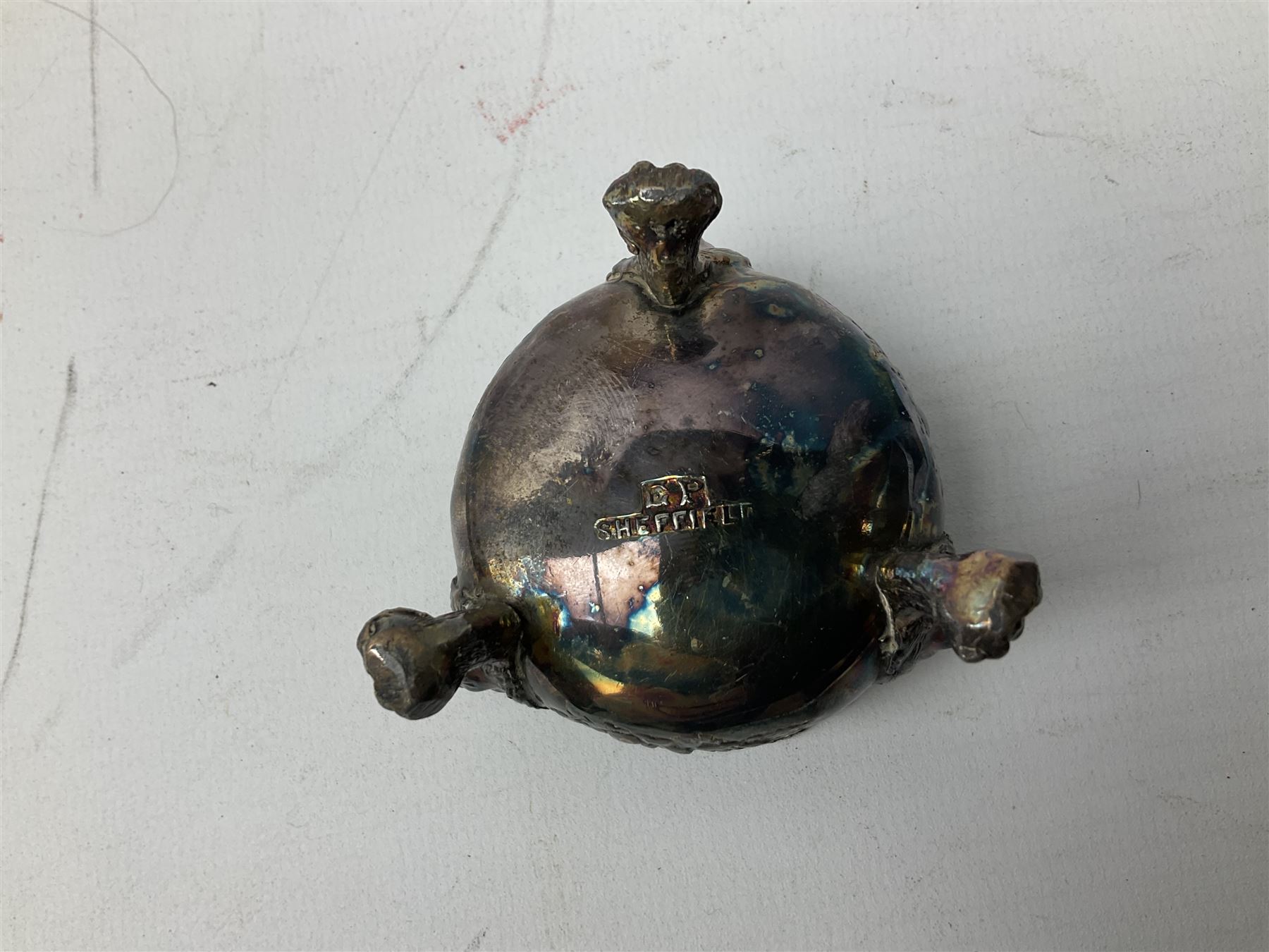 Silver mounted capstan inkwell - Image 11 of 12