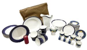 Wedgwood Midnight pattern tea and dinner wares