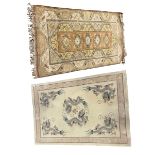 Chinese cream rug and Turkish beige rug (2)