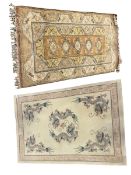 Chinese cream rug and Turkish beige rug (2)