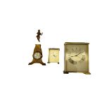 Three mantle clocks