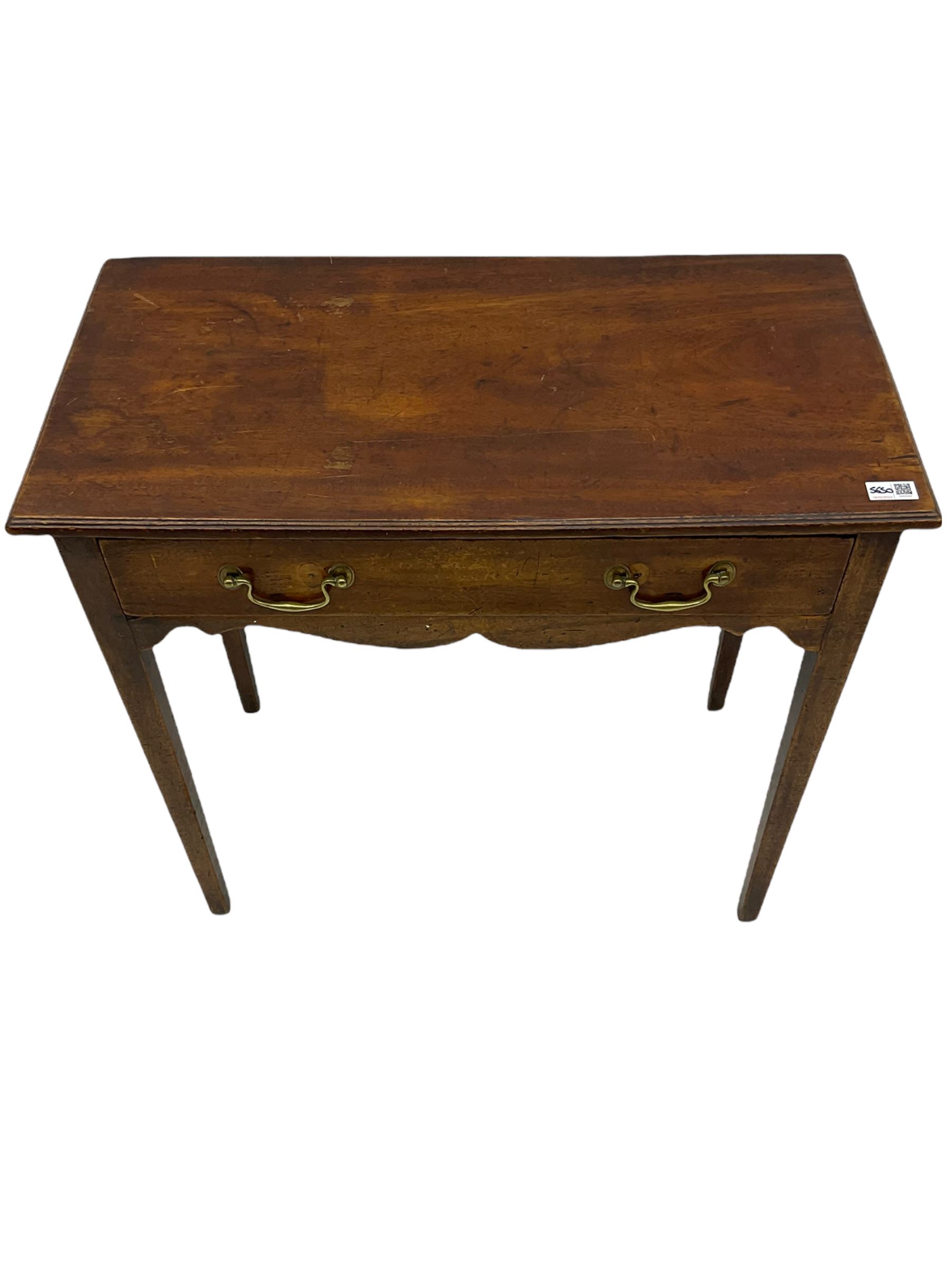 George III mahogany side table - Image 9 of 13