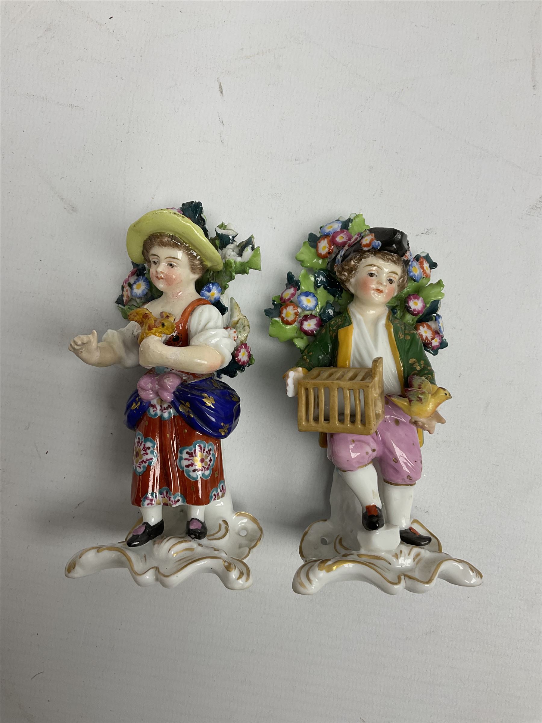 Group of continental figures to include pair of gentleman and lady music players - Image 2 of 6