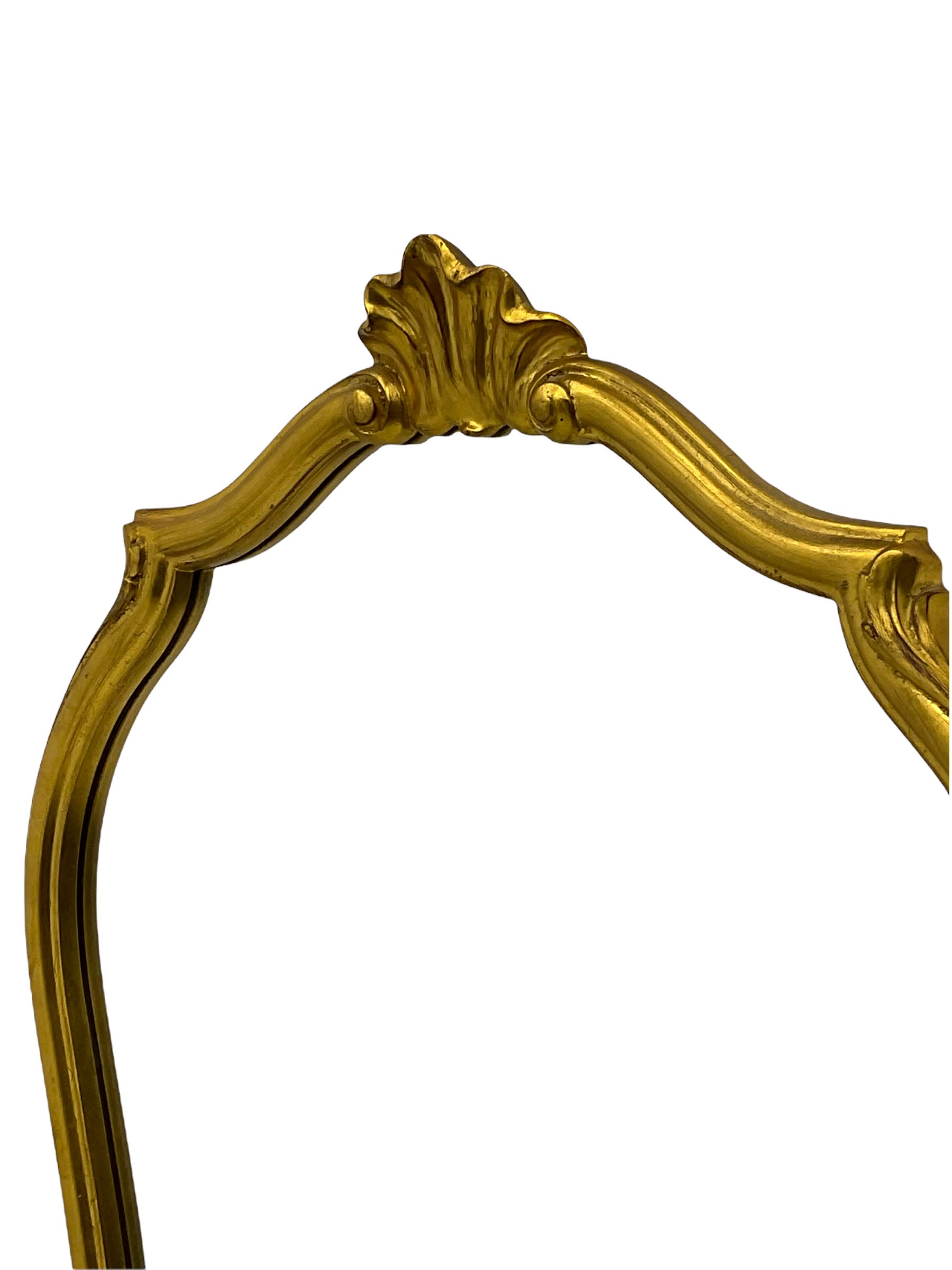 Shaped gilt framed mirror - Image 2 of 3