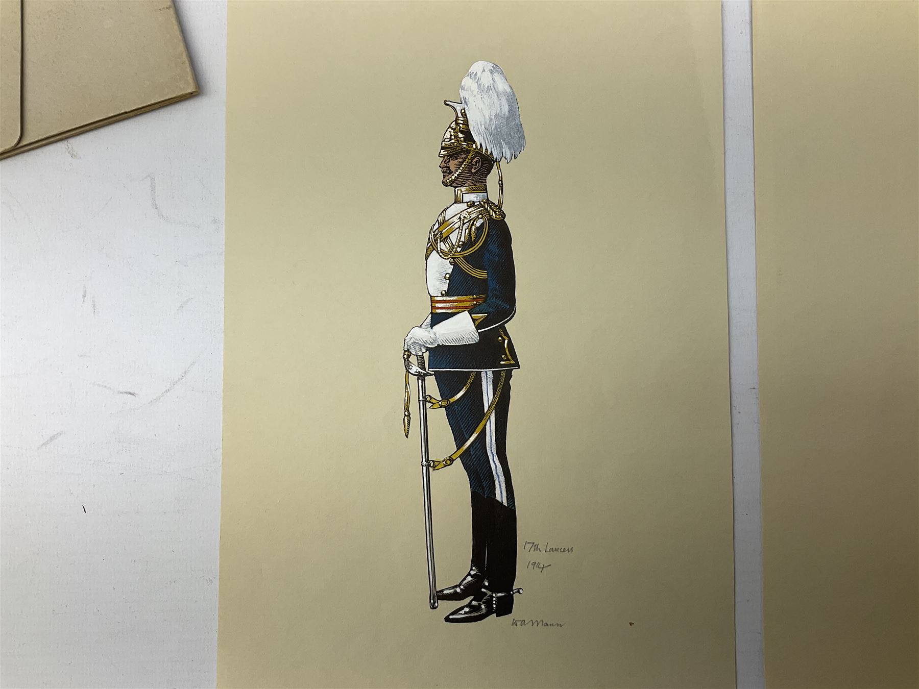 Set of four military prints by W.A Mann - Image 6 of 9