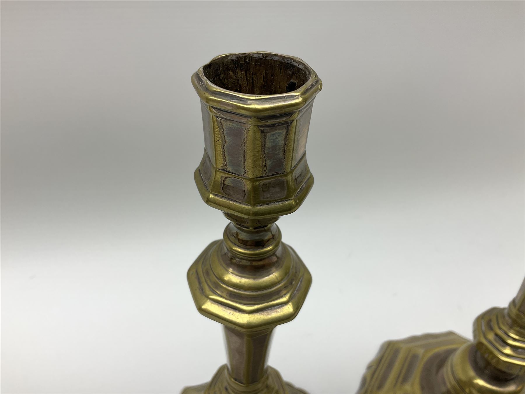 Pair of silver plated candlesticks - Image 2 of 7