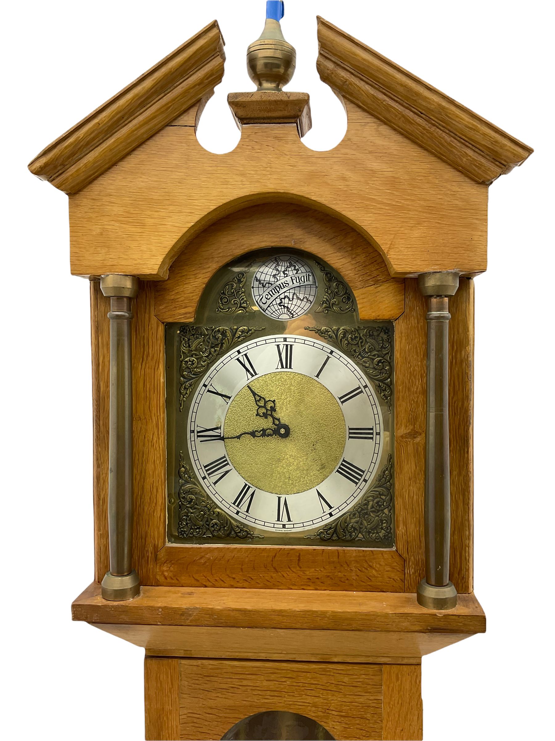 Chiming Grandmother clock - Image 2 of 4