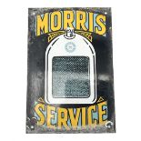 Morris Service enamel advertising sign