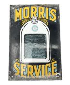 Morris Service enamel advertising sign