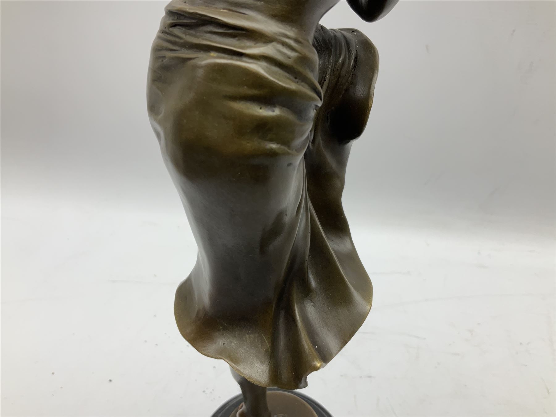 Art Deco style bronze figure of a dancer after 'Chiparus' - Image 11 of 16