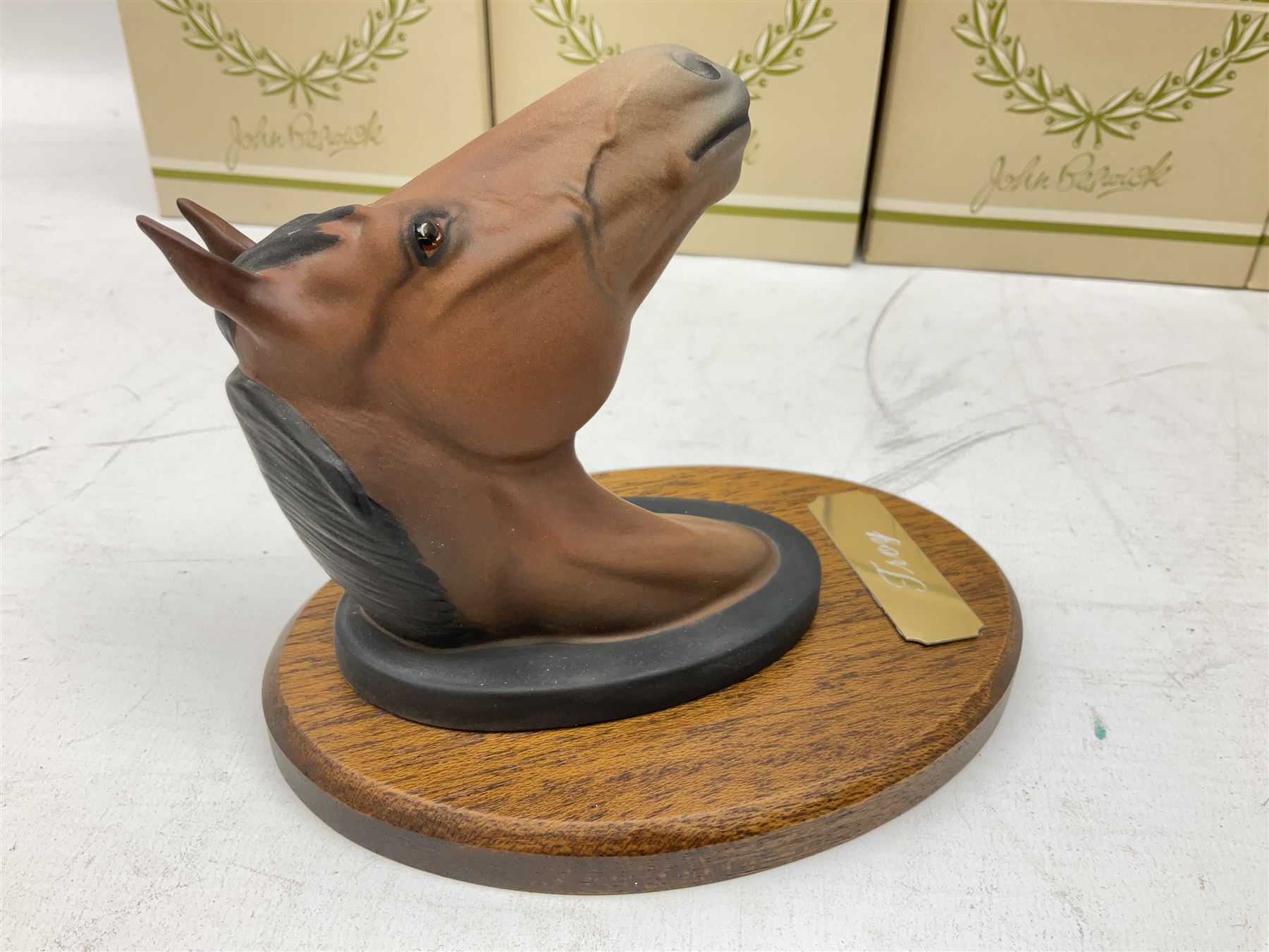Beswick set of horse head wall plaques 'Champions all' - Image 14 of 20