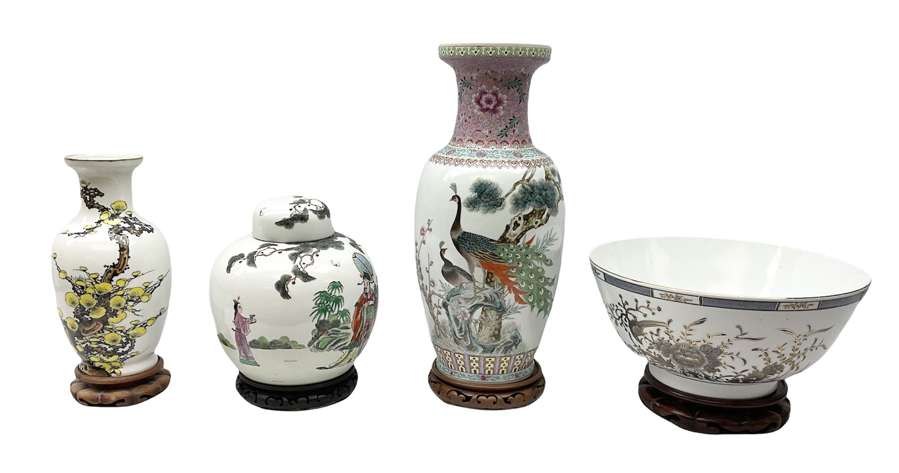 Group of modern Oriental ceramics