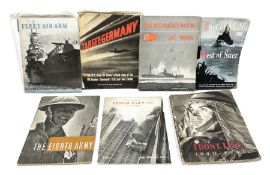 Seven WWII Military Booklets to include 'Facts about British Railways in Wartime' published 1943 iss
