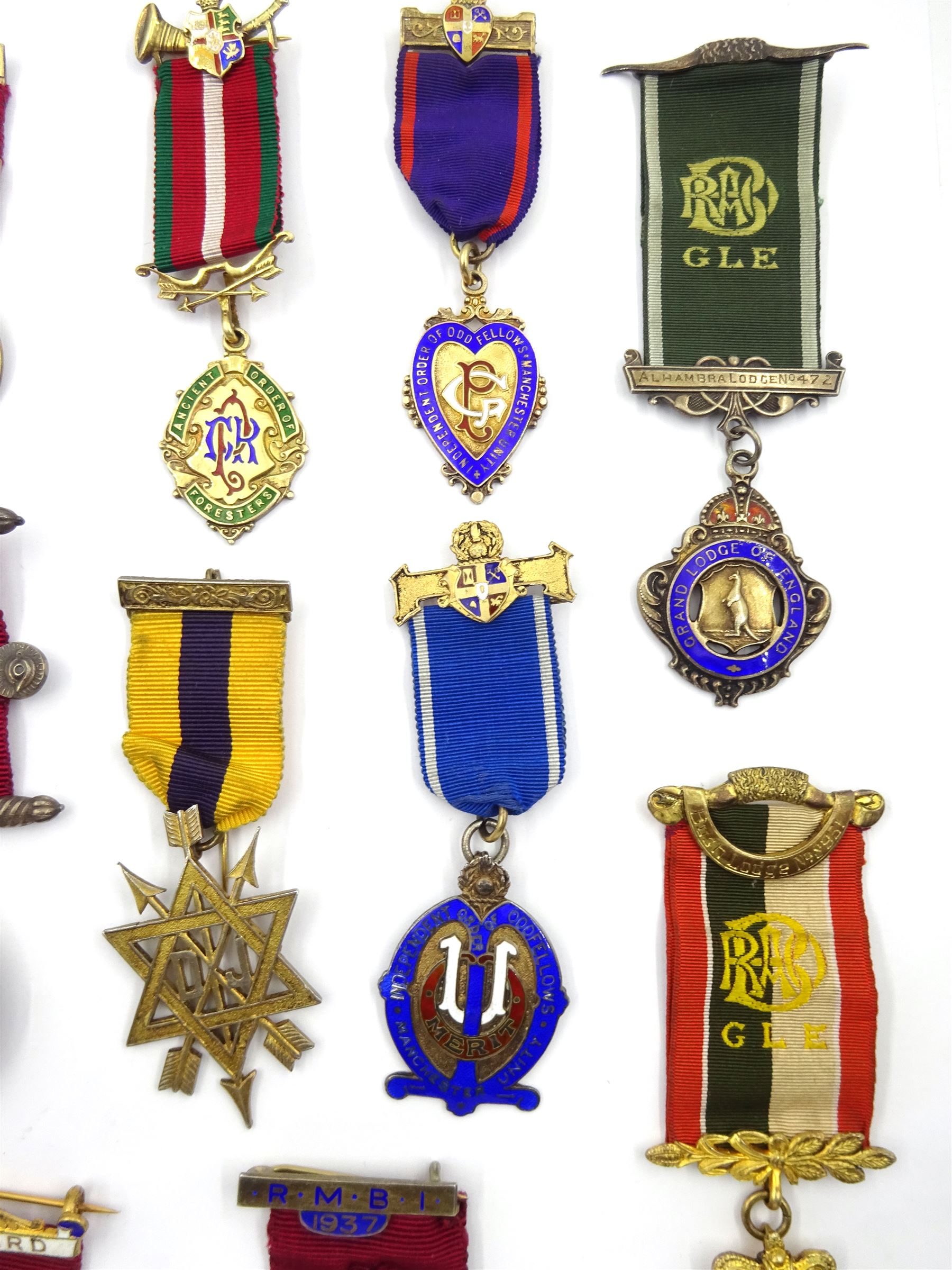 Thirteen Masonic and similar jewels / medals - Image 3 of 5