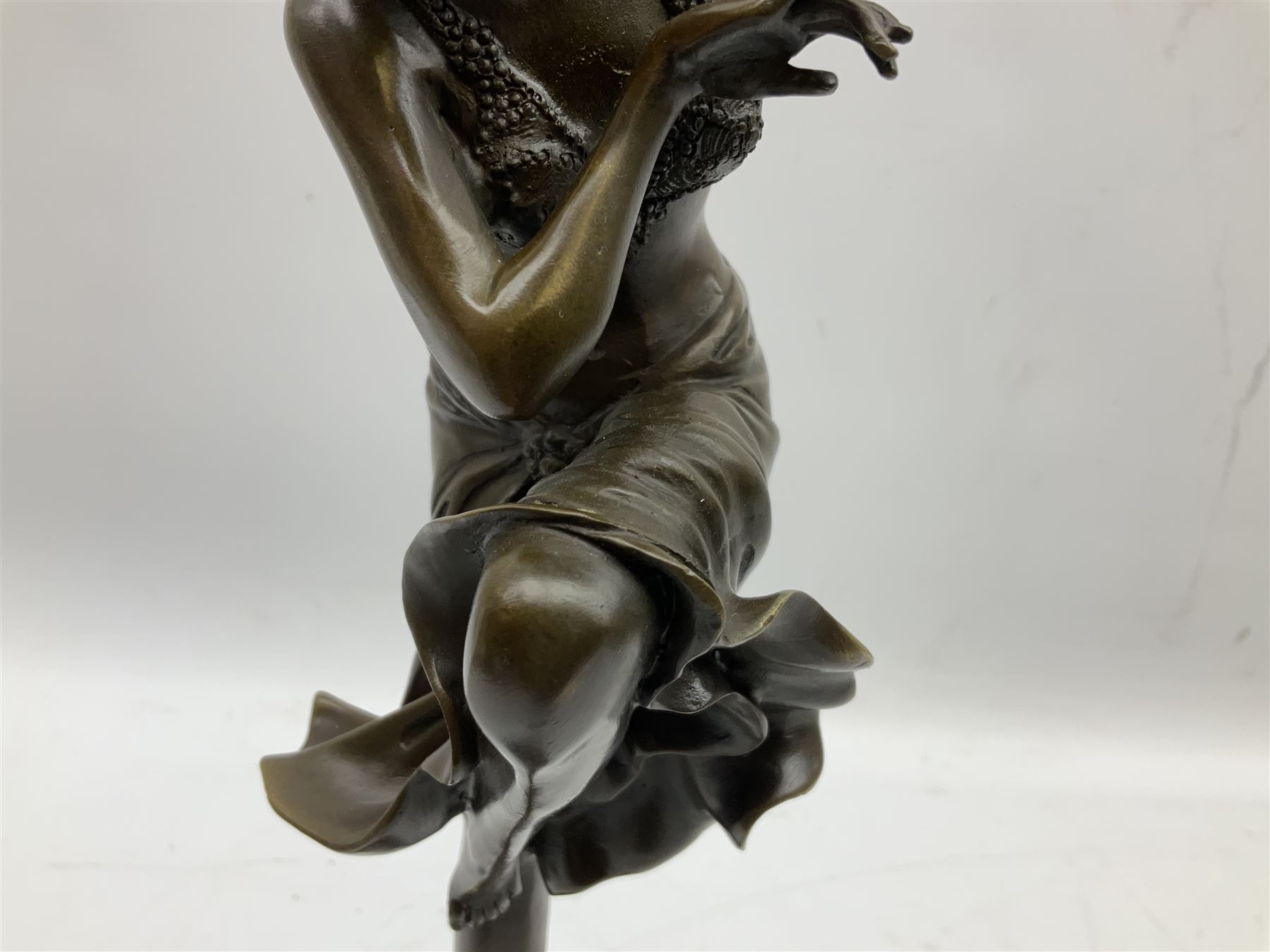 Art Deco style bronze figure of a dancer after 'Chiparus' - Image 4 of 16