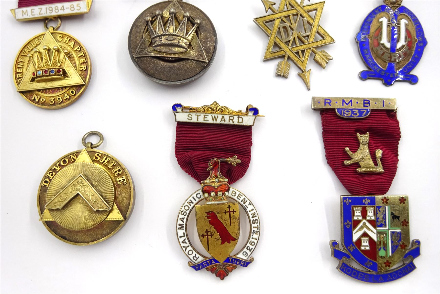 Thirteen Masonic and similar jewels / medals - Image 5 of 5