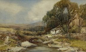 Harry James Sticks (British 1867-1938): River Landscape