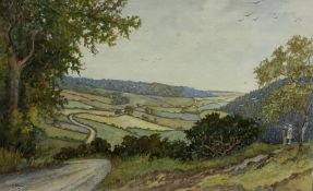 Nathan Stanley Brown (British 1890-1980): The Surprise View Troutsdale near Scarborough