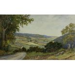 Nathan Stanley Brown (British 1890-1980): The Surprise View Troutsdale near Scarborough