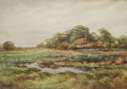 C Kipling (British 19th century): House on a Marsh