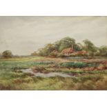 C Kipling (British 19th century): House on a Marsh