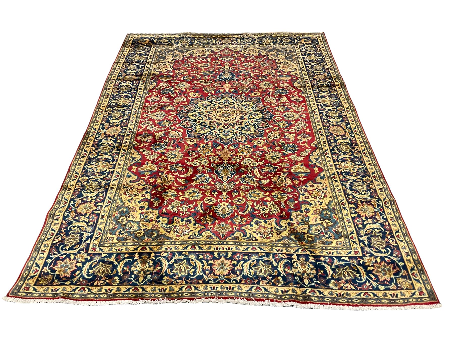 Persian Najafabad red ground carpet