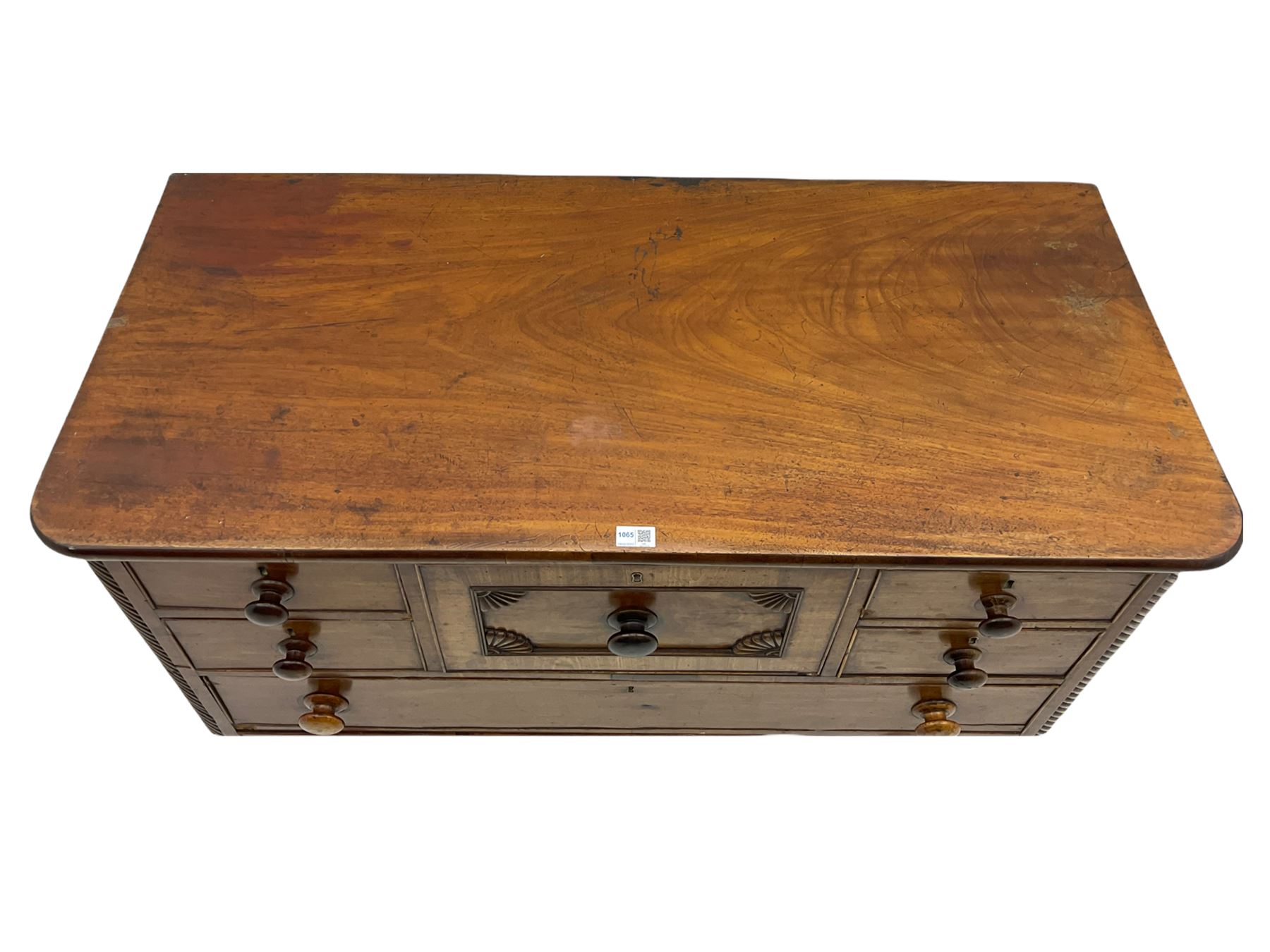 Early 19th century mahogany chest - Image 5 of 9