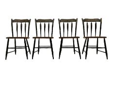 Set of four Hitchcock chairs