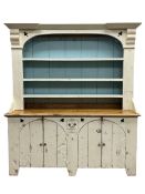 Rustic cream painted dresser