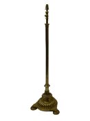 Late 19th century telescopic standard lamp