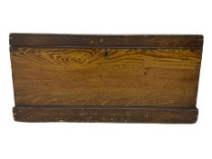 Victorian scumbled camphorwood blanket box