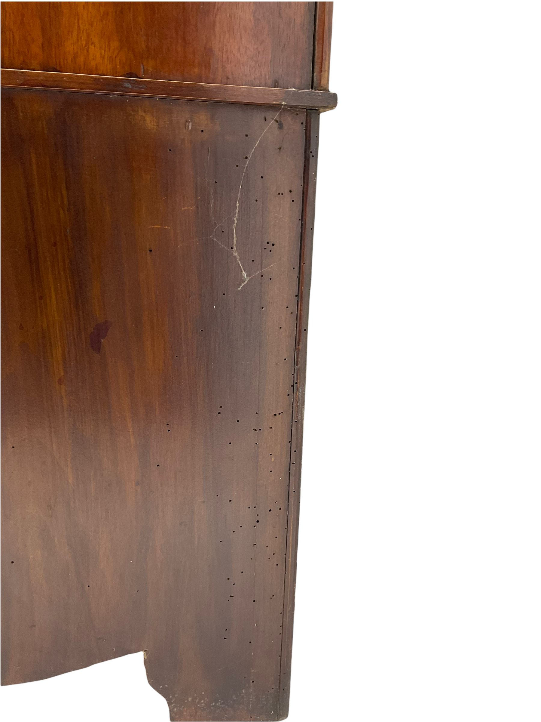 Edwardian inlaid mahogany wardrobe - Image 8 of 8