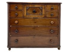 Early 19th century mahogany chest