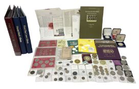 Mostly Great British coins including Queen Victoria 1887 halfcrown