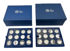 The Queen's Diamond Jubilee silver proof coin collection
