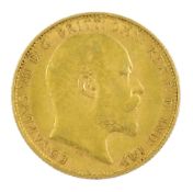 King Edward VII 1904 gold full sovereign coin