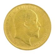 King Edward VII 1905 gold full sovereign coin